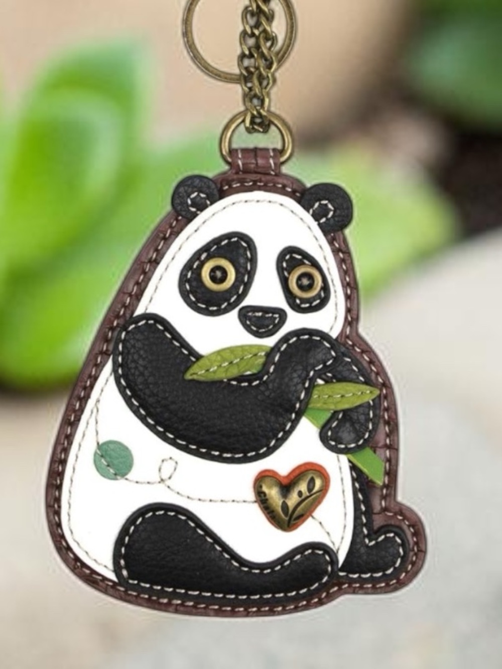 CHALA panda key fob coin pouch